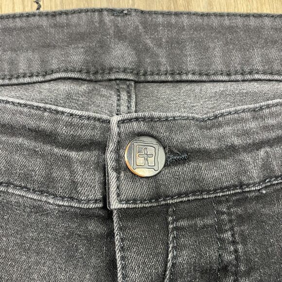 Ksubi Jeans Mens 34 Black Skinny Slim Fit Stretch Denim 5 Pocket Zip Fly Cross - Picture 3 of 12